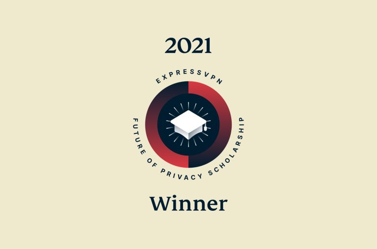Announcing ExpressVPN’s 2021 scholarship winner