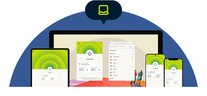 Verbind op 14 apparaten Installeer ExpressVPN op al je apparaten en verbind er tot 14 tegelijk.