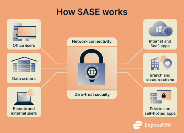 Screenshot showing how SASE works
