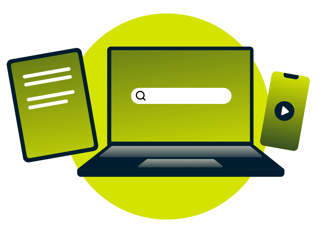 ノートパソコン、タブレット、携帯電話。