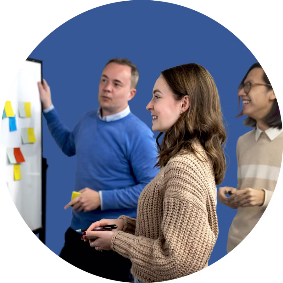 Kanbanbord oefening voor "Cultuur" sectie op ExpressVPN vacature homepage.