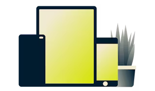 VPN에 동시에 연결되어 있는 휴대폰 및 태블릿