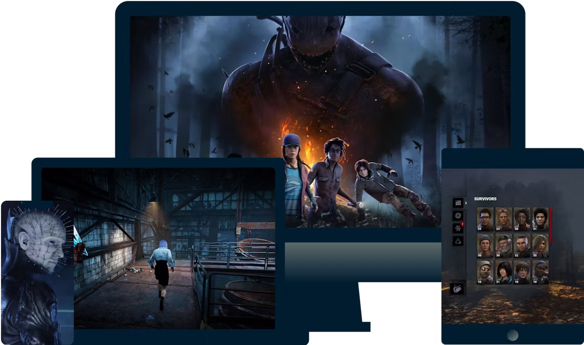 Jogabilidade de Dead by Daylight em dispositivos compatíveis