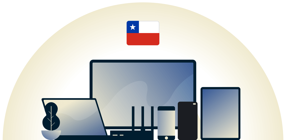 Chile VPN skyddar en mängd olika enheter.