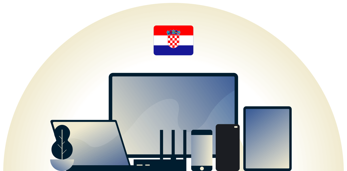 Kroatië VPN beschermt een verscheidenheid van apparaten.