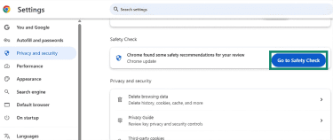 How to scan Google Chrome for malicious extensions.