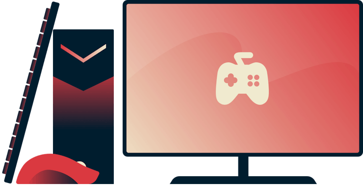 Gaming på Windows PC med ett VPN.