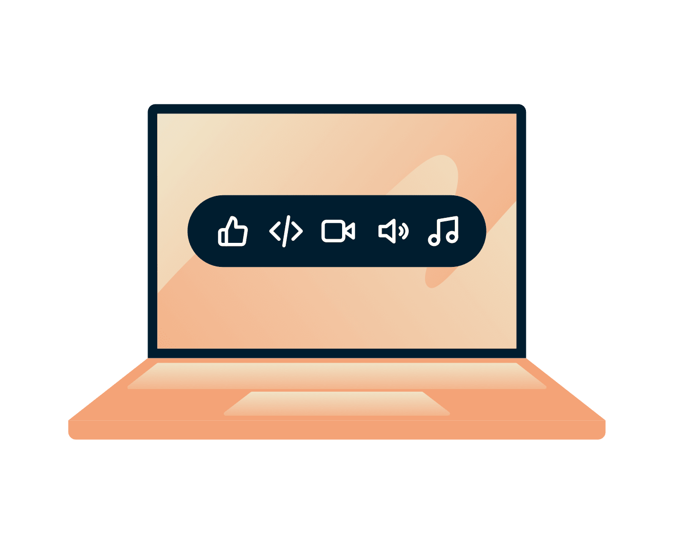 お好きなコンテンツを楽しむ：テレビと音楽をストリーミングしている人。