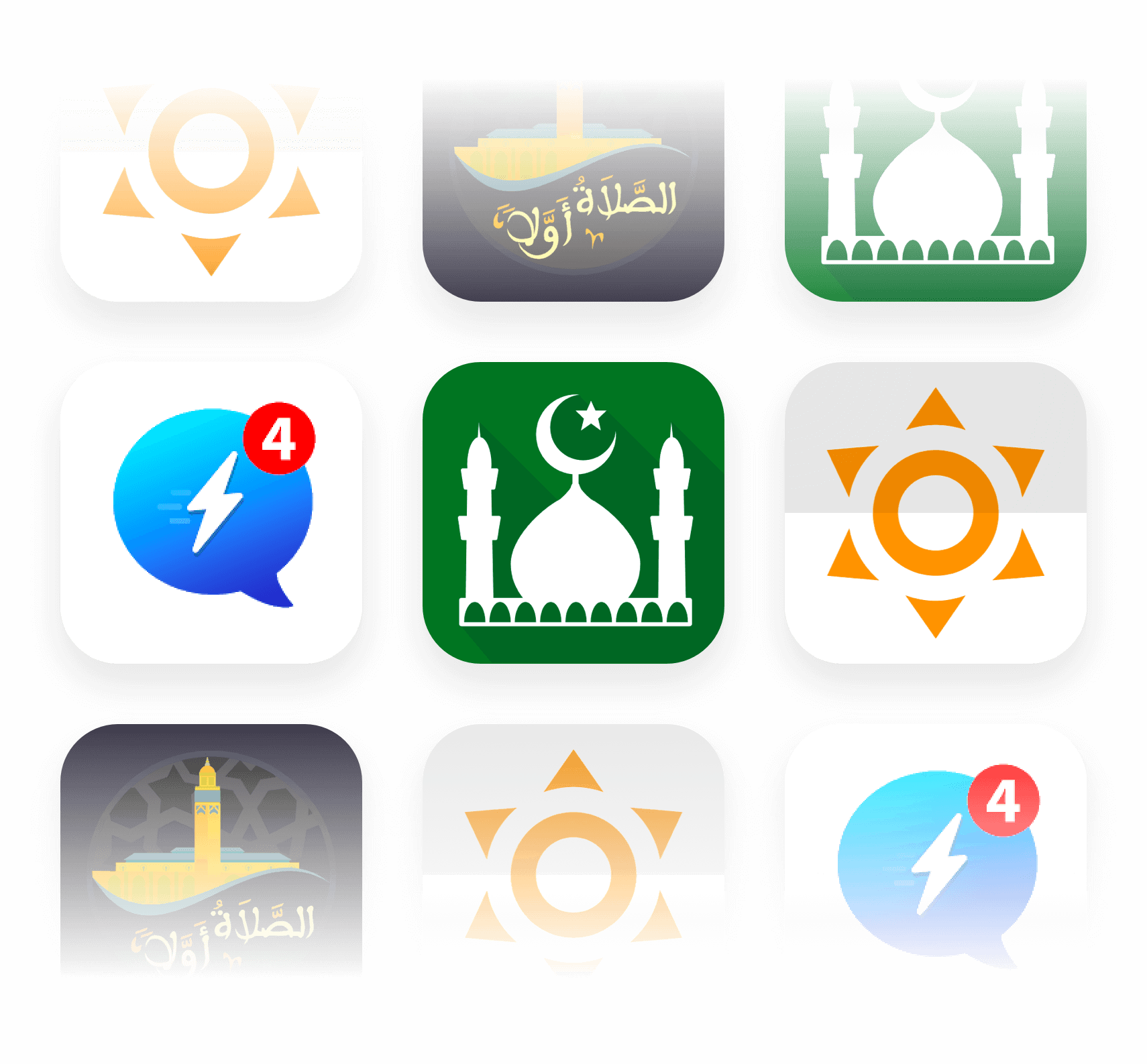 App icons on a smartphone screen.