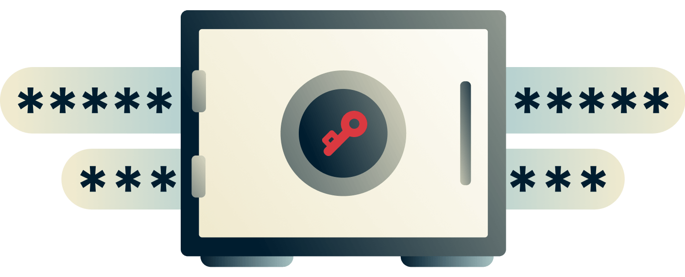 Een wachtwoordmanager is als het ware een veilige kluis voor je wachtwoorden.
