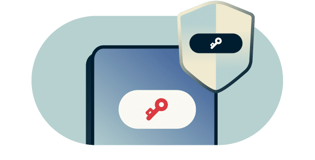 Şifre alanları bulunan kilitli kasa.